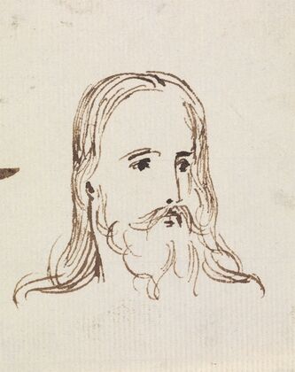 Study For, Christ’s Entry into Jerusalem.