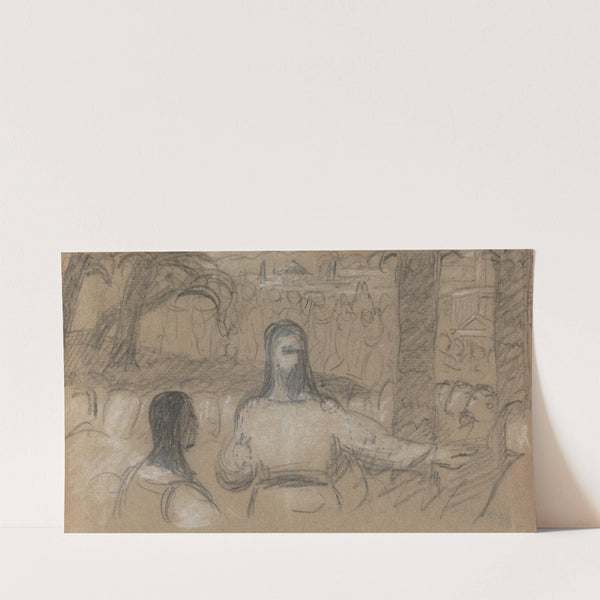 Study For, Christ’s Entry into Jerusalem (1814 to 1820) by Benjamin Robert Haydon