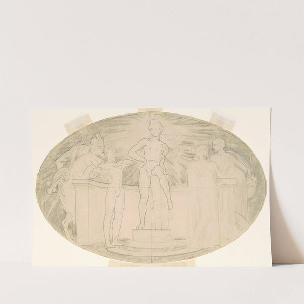 Study for 'Classic and Romantic Art' by John Singer Sargent