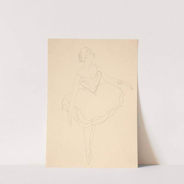 Study for ‘Costume Sketch (Bal Masque)’ (ca. 1928) by Charles Demuth