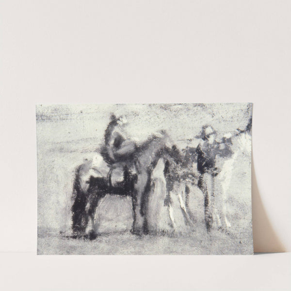 Study for 'Cowboys in the Badlands' by Thomas Eakins