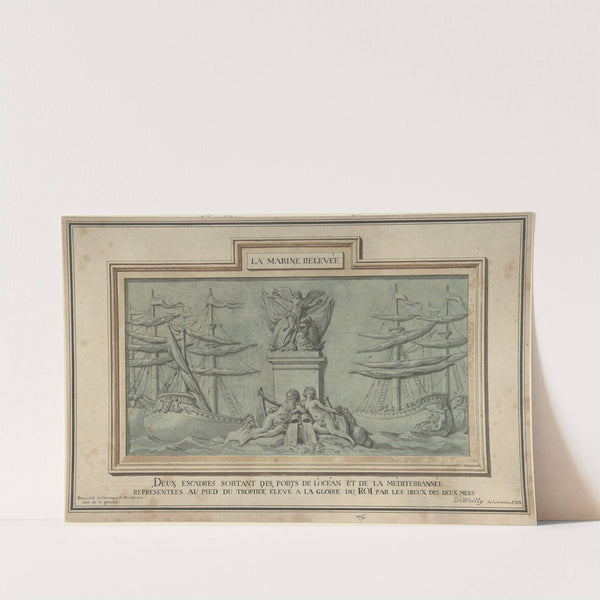 Study for Decoration of the Obelisk at Port-Vendres by Charles de Wailly