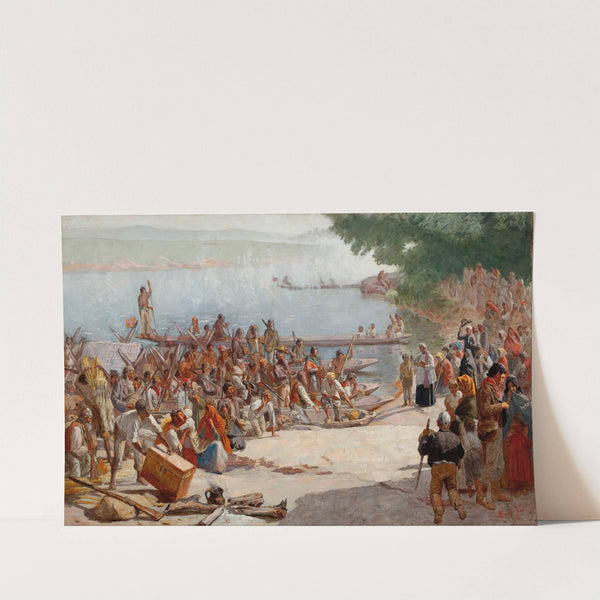 Study for 'Departure of the Monção' by Almeida Júnior