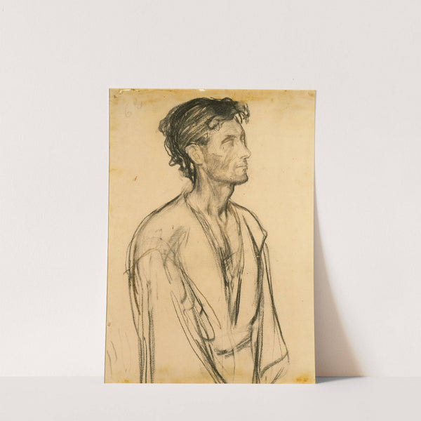 Study for Disciple Kneeling at the Tomb by Henry Ossawa Tanner