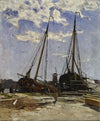 Study for Dordrecht Harbour, 1880, Göteborgs konstmuseum