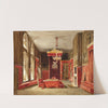 Study for Drawing Room, St. James, from Microcosm of London (c. 1809) by Augustus Charles Pugin