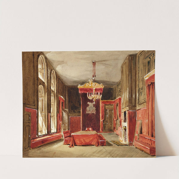 Study for Drawing Room, St. James, from Microcosm of London (c. 1809) by Augustus Charles Pugin