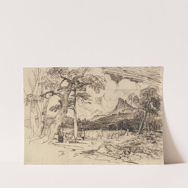 Study for ‘Elijah’ (1828) by Peter DeWint