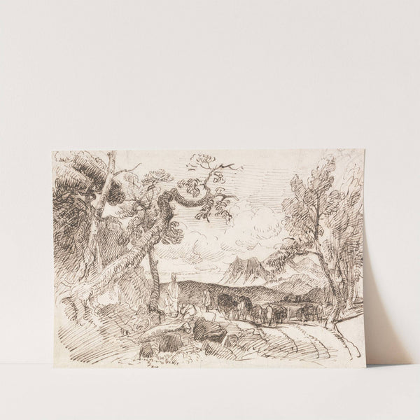 Study for ‘Elijah’ (1828) by Peter DeWint