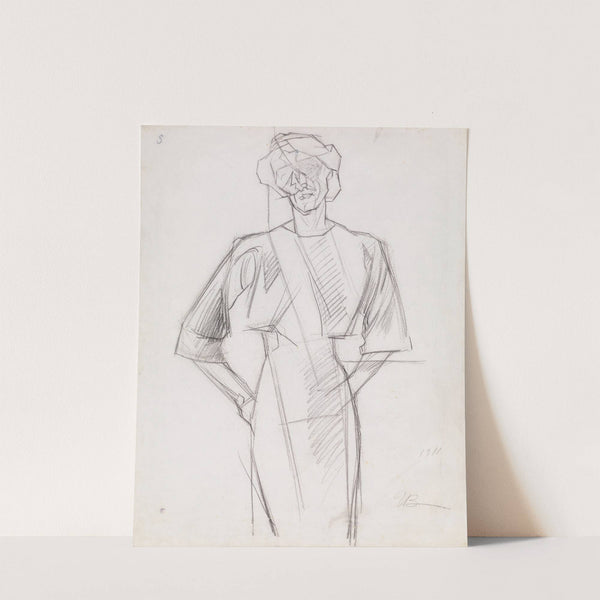 Study for Female Figure (Ines) by Umberto Boccioni