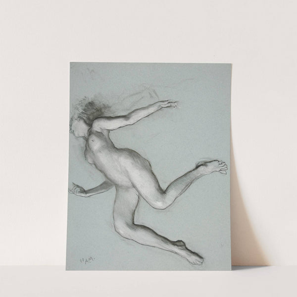 Study for figure of 11 am for ‘The Hours’ ceiling at the state capitol building in Harrisburg, Pennsylvania (1993) by Edwin Austin Abbey