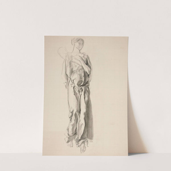 Study for figure of Abundance in the mural, Science Revealing the Treasures of the Earth, at the State Capitol building in Harrisburg, Pennsylvania by Edwin Austin Abbey