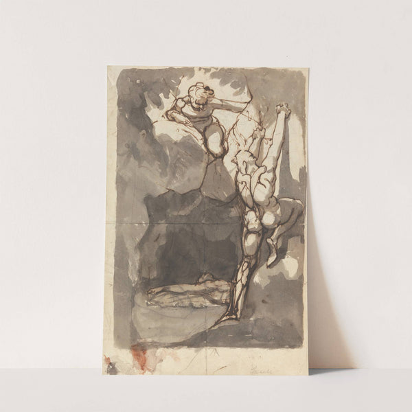 Study for 'Finding of the Body of Bassanio' by Henry Fuseli