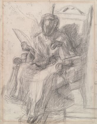 Study for Girl with Cat- –Â Katherine — size preview