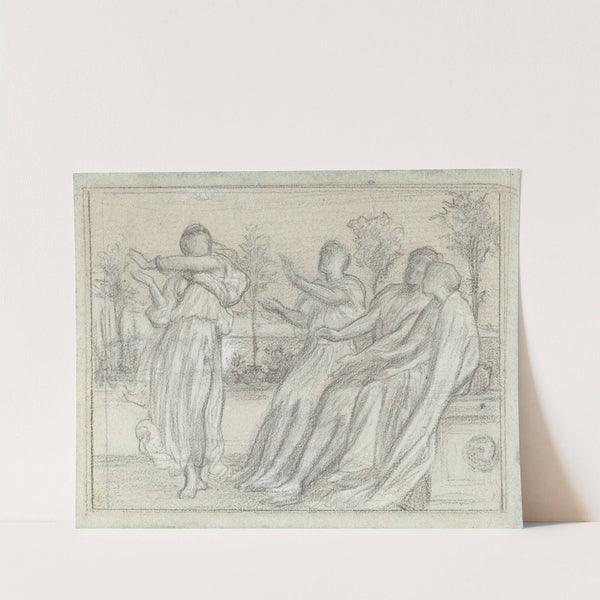 Study for ‘Greek Girl Dancing’ (c. 1867) by Frederic Leighton