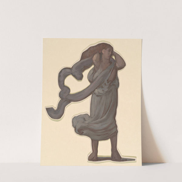 Study for ‘Greek Girls Bathing’ V (c. 1872) by Elihu Vedder