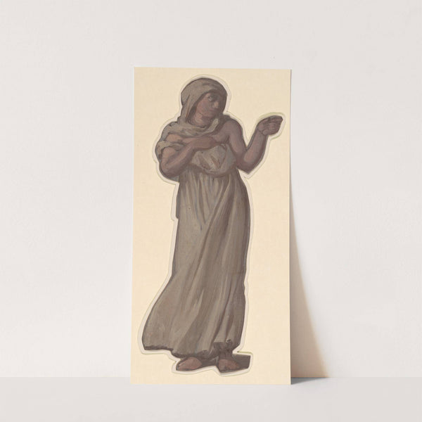 Study for ‘Greek Girls Bathing’ XII (c. 1872) by Elihu Vedder