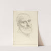 Study for Head of a Man (Etude de tete d’homme) by Alphonse Legros