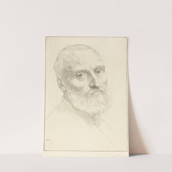 Study for Head of a Man (Etude de tete d’homme) by Alphonse Legros
