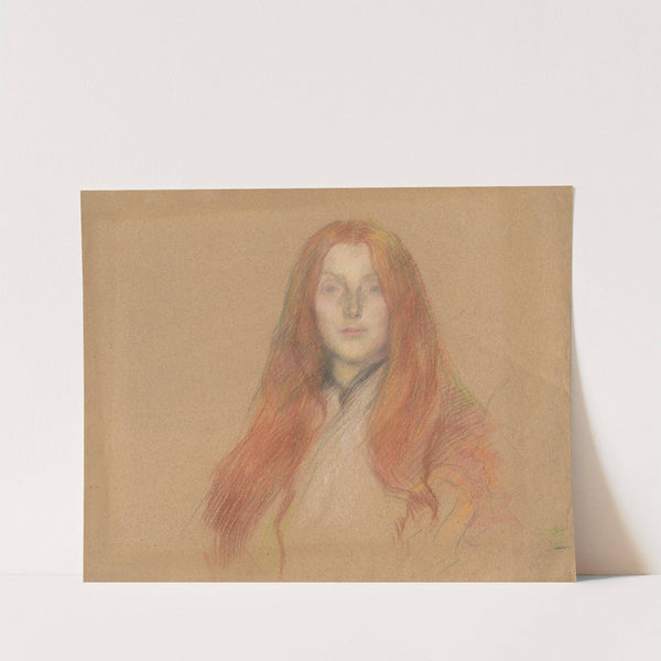 Study for head of Ophelia (1991) by Edwin Austin Abbey