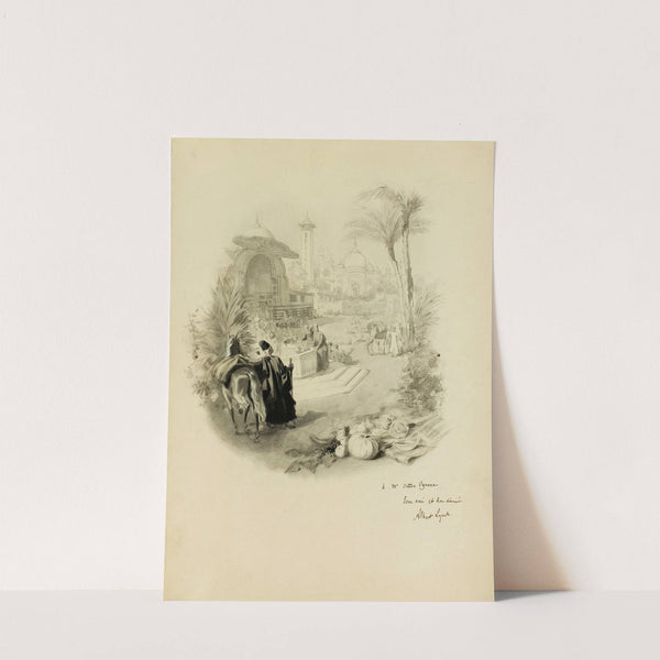 Study for Illustration for Aline, Queen of Golconda by Albert Lynch