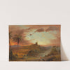 Study for ‘Imaginary S. American Landscape’ (ca. 1857) by Frederic Edwin Church