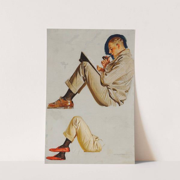 Study for 'Interwoven Socks' by Joseph Christian Leyendecker