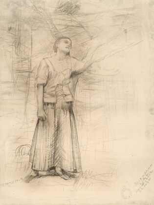 Study for ‘Joan of Arc’