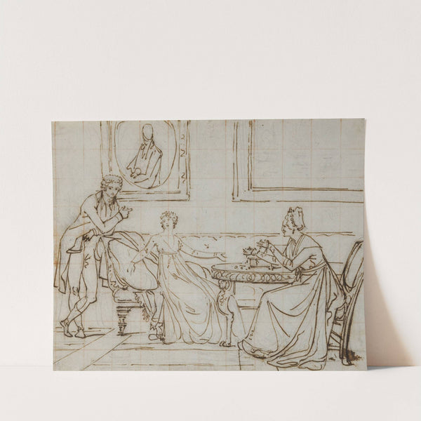 Study for La Famille Salucci by Louis Gauffier