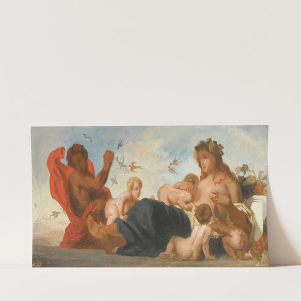 Study For L’agriculture by Eugène Delacroix