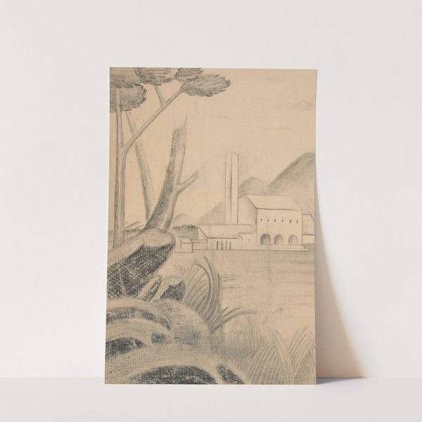 Study for 'Landscape I' by Viking Eggeling