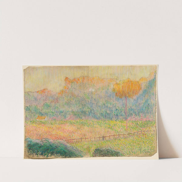 Study for ‘Landscape with Figure and Houses’ (c. 1891) by Claude Emile Schuffenecker