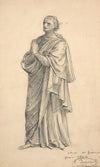 Study for ‘Le Christ présentant l’hostie et le calice’ (1865)