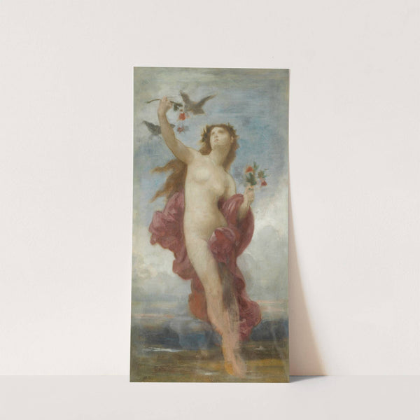 Study for le jour by William Bouguereau