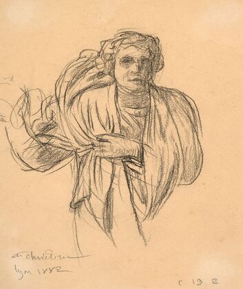 Study for ‘Le Martyre de sainte Christine’ (1882)