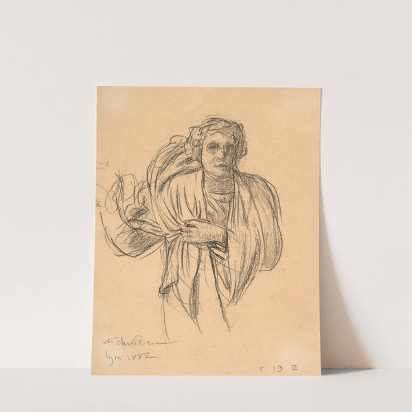 Study for ‘Le Martyre de sainte Christine’ (1882) by Louis Janmot