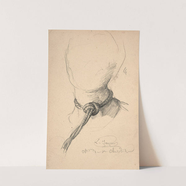 Study for ‘Le Martyre de sainte Christine’ by Louis Janmot