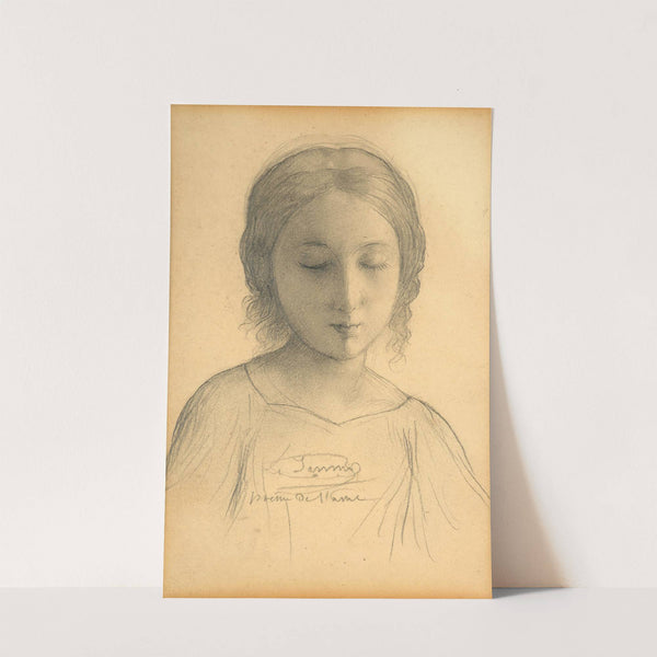 Study for ‘Le Poème de l’âme’ by Louis Janmot