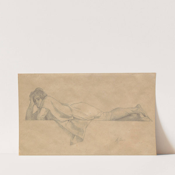 Study For ‘le Poète Florentin’ (C. 1853) by Alexandre Cabanel