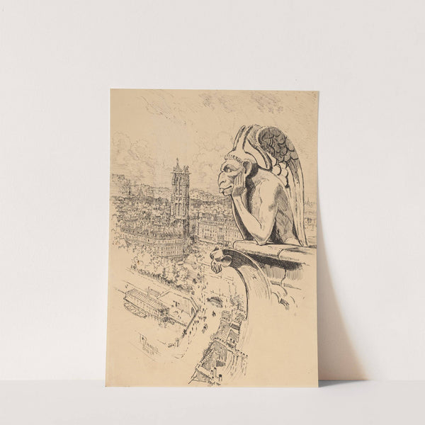 Study for 'Le Stryge' by Joseph Pennell