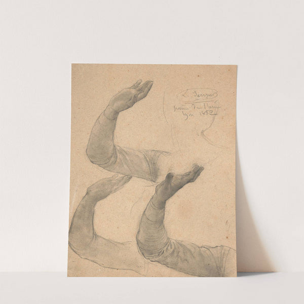 Study for ‘L’Idéal’ (1852) by Louis Janmot