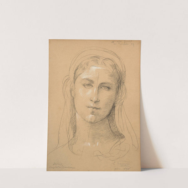 Study for ‘L’Immaculée conception’ (1875) by Louis Janmot