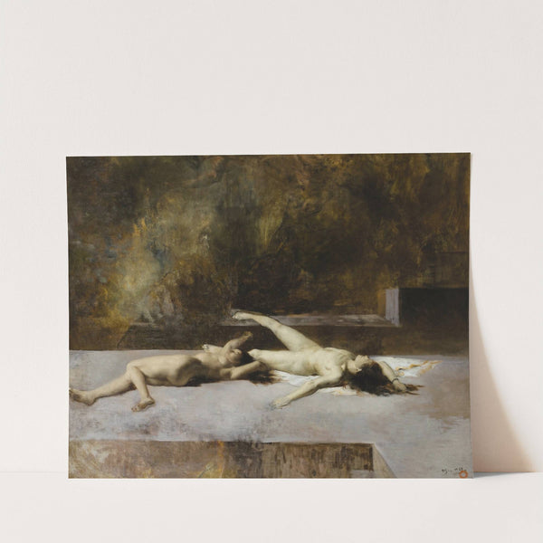 Study for L’Incendie by Eugène Fromentin