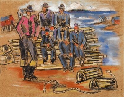 Study for Lobster Fishermen — size preview