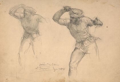 Study for ‘L’Orgie’ (1858)