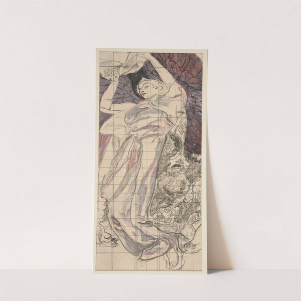 Study for Louis Comfort Tiffany’s center window for ‘Children’s Window’ , St. Peter’s Church, Morristown, NJ (1991) by Edwin Austin Abbey