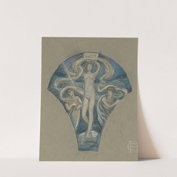 Study for Luna (ca. 1893) by Elihu Vedder