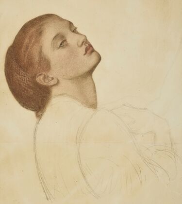 Study for ‘Marigolds – The Bower Maiden, Fleur-de-Marie’