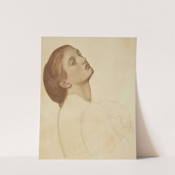 Study for ‘Marigolds – The Bower Maiden, Fleur-de-Marie’ (circa 1873-1874) by Dante Gabriel Rossetti