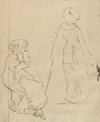 Study for ‘Mary Cassatt at the Louvre’ (verso)